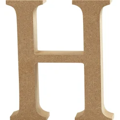 Letter H MDF 8cm, 1st.