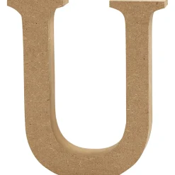 Letter U MDF 13cm, 1st.