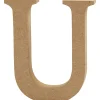 Letter U MDF 8cm, 1st.