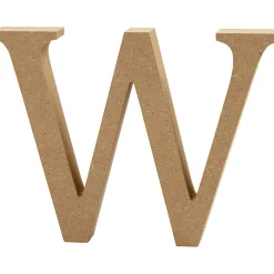 Letter W MDF 8cm, 1st.