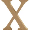Letter X MDF 8cm, 1st.