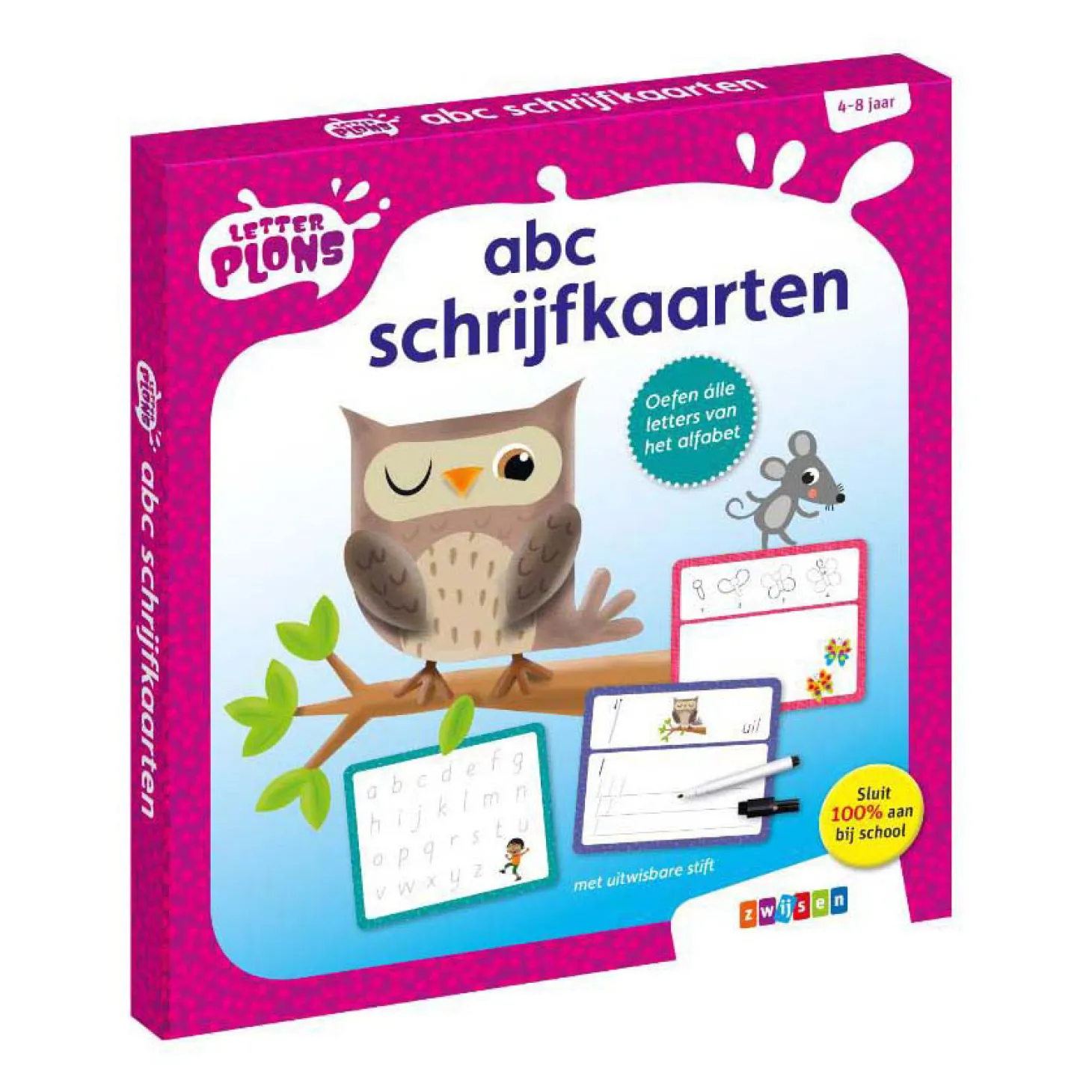 Letterplons Abc Schrijfkaarten