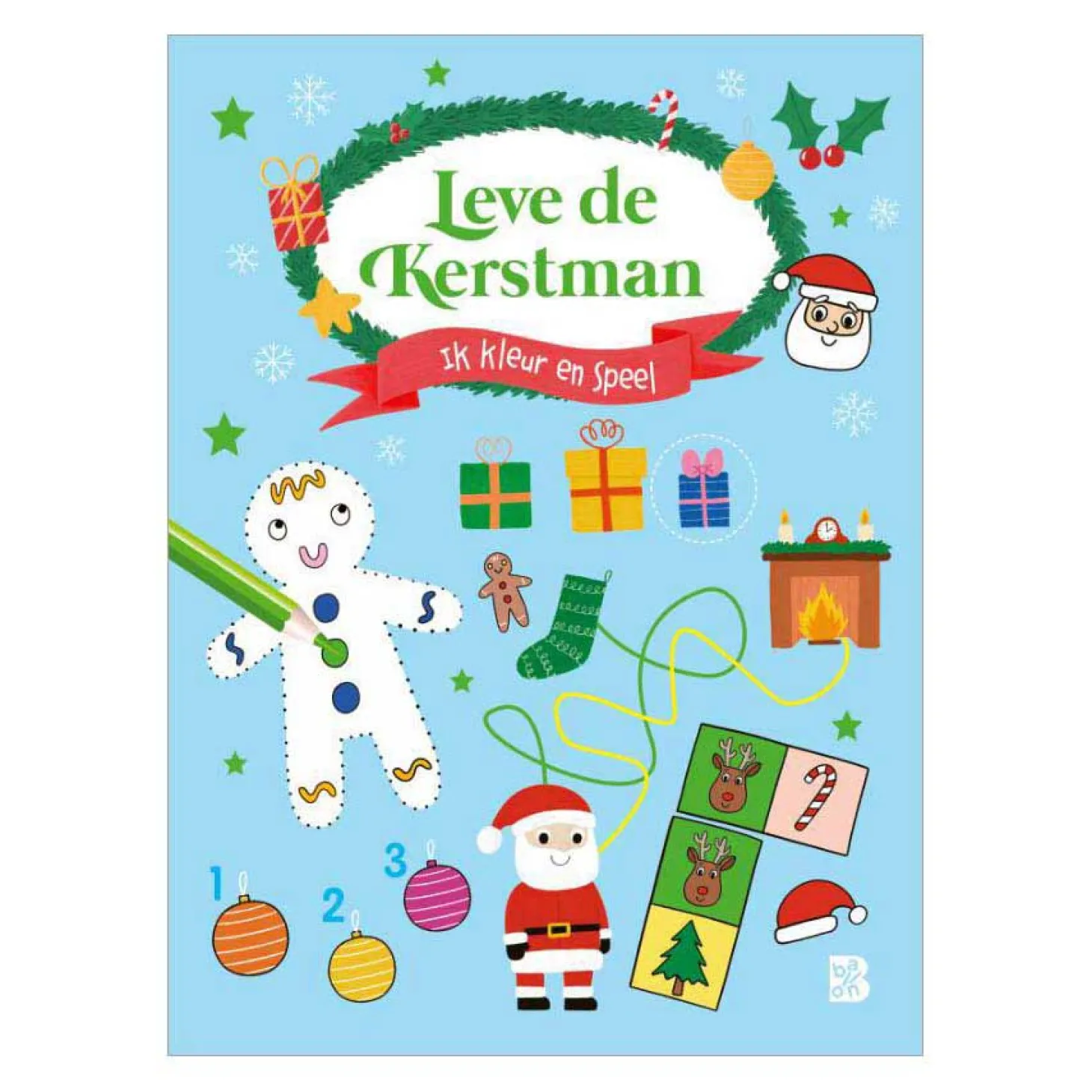 Leve de Kerstman - Ik Kleur en Speel 3+