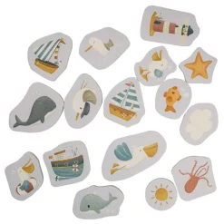 Little Dutch - Sailors Bay Bad Foam Figuren, 16dlg.