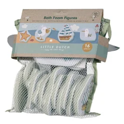 Little Dutch - Sailors Bay Bad Foam Figuren, 16dlg.