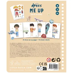 Little Dutch Dress me up Stickerboek - Jim & Vrienden