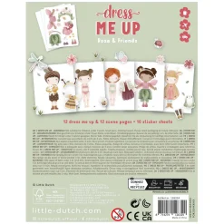 Little Dutch Dress up Stickerboek Rosa Fairy Garden
