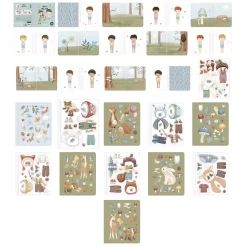 Little Dutch Dress up Stickerboek Jim Forest Friends