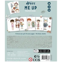Little Dutch Dress up Stickerboek Jim Forest Friends