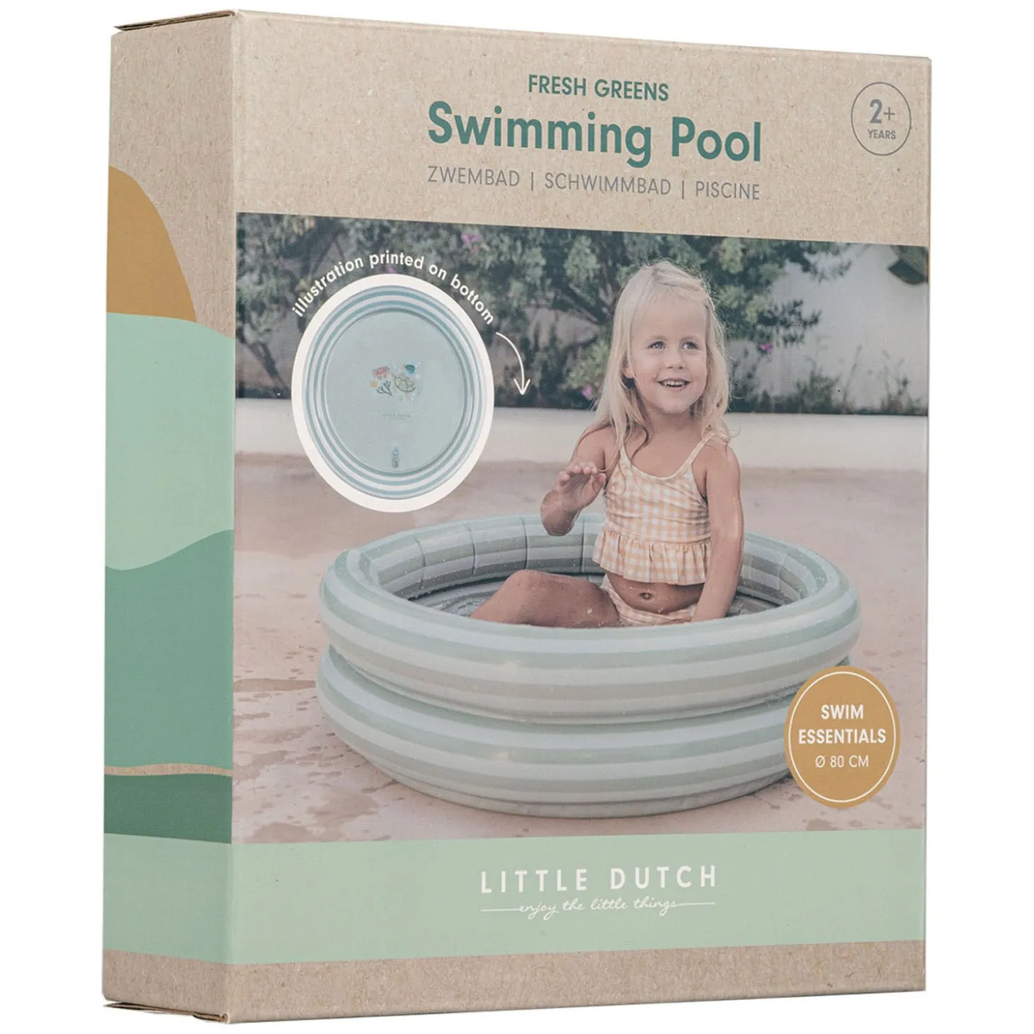 Little Dutch Fresh Greens Zwembad, 80cm
