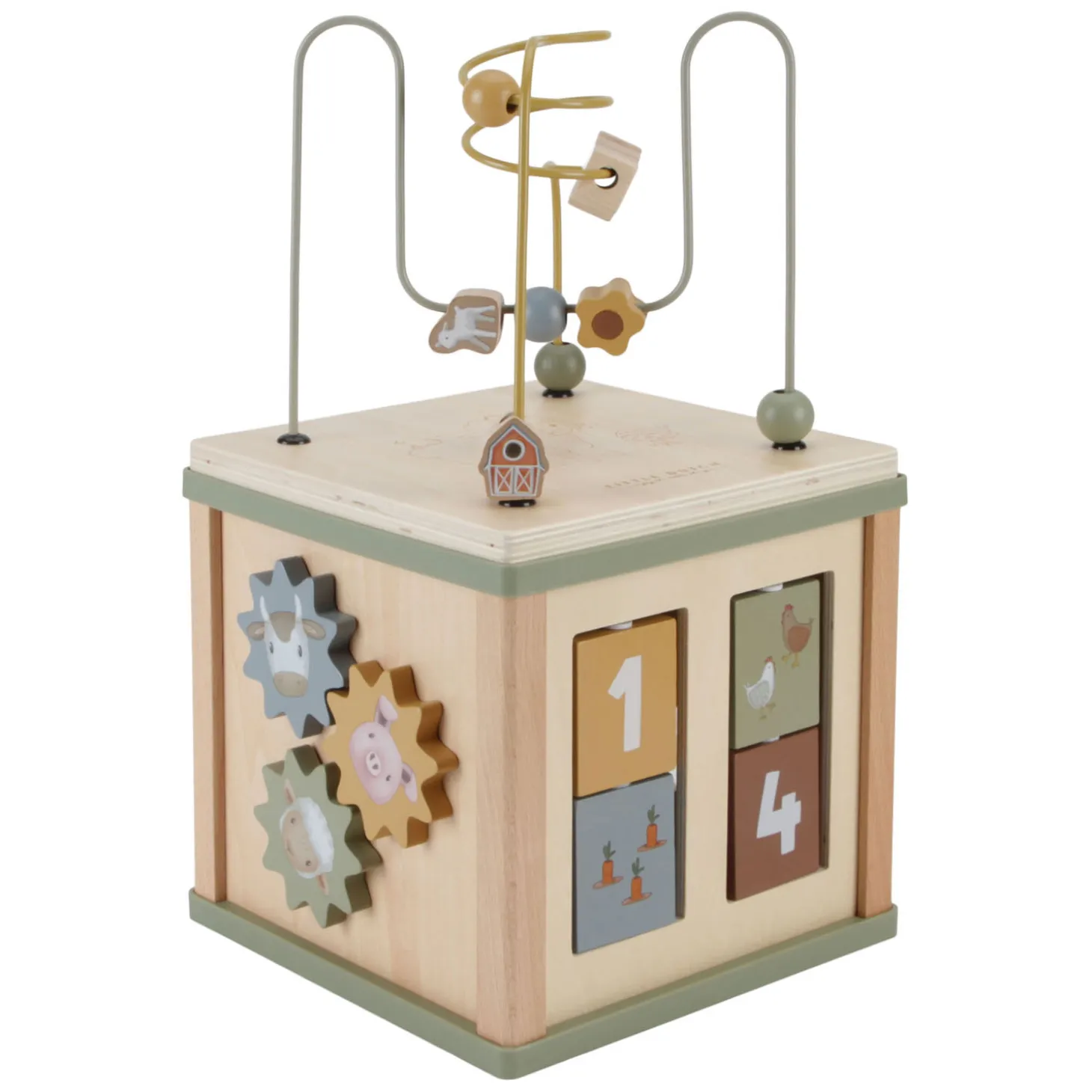 Little Dutch Houten Activiteitenkubus Little Farm FSC