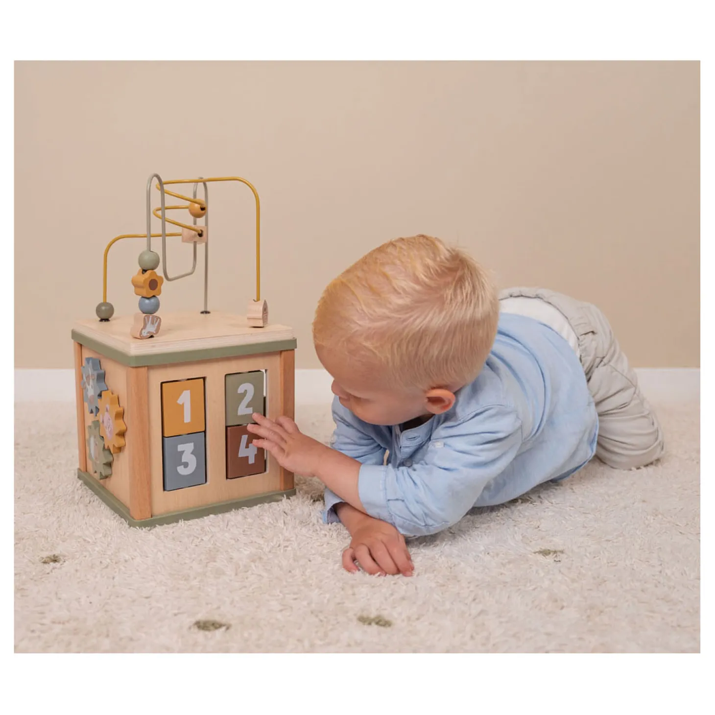 Little Dutch Houten Activiteitenkubus Little Farm FSC