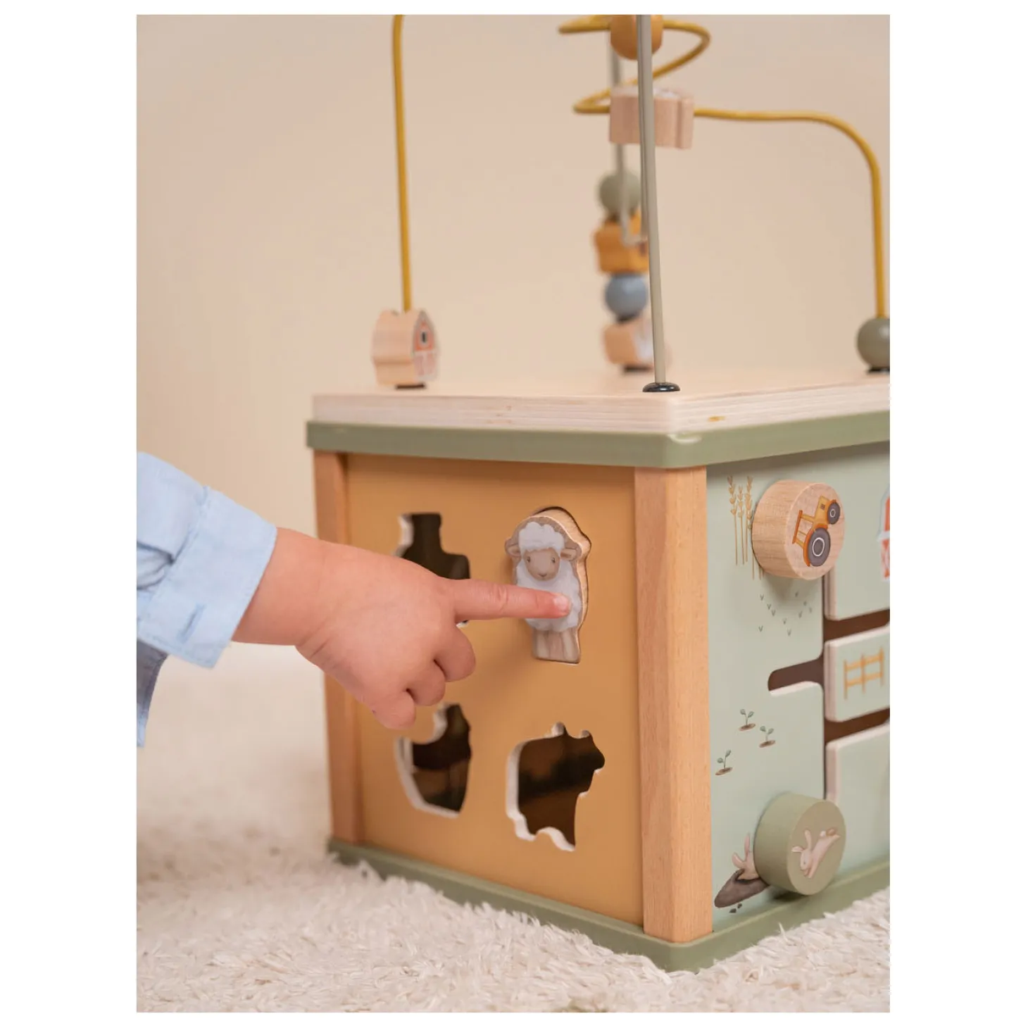 Little Dutch Houten Activiteitenkubus Little Farm FSC