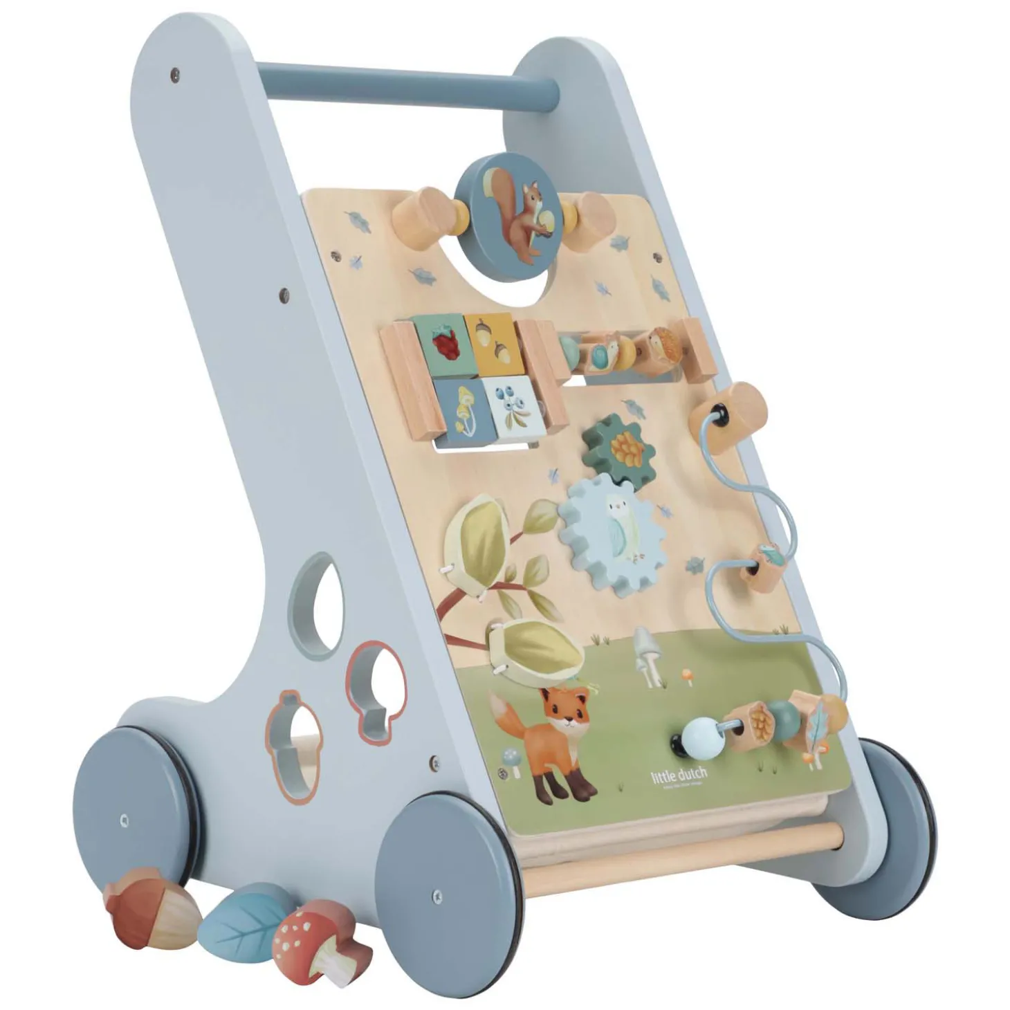 Little Dutch Houten Activiteiten Loopwagen Forest Friends FSC