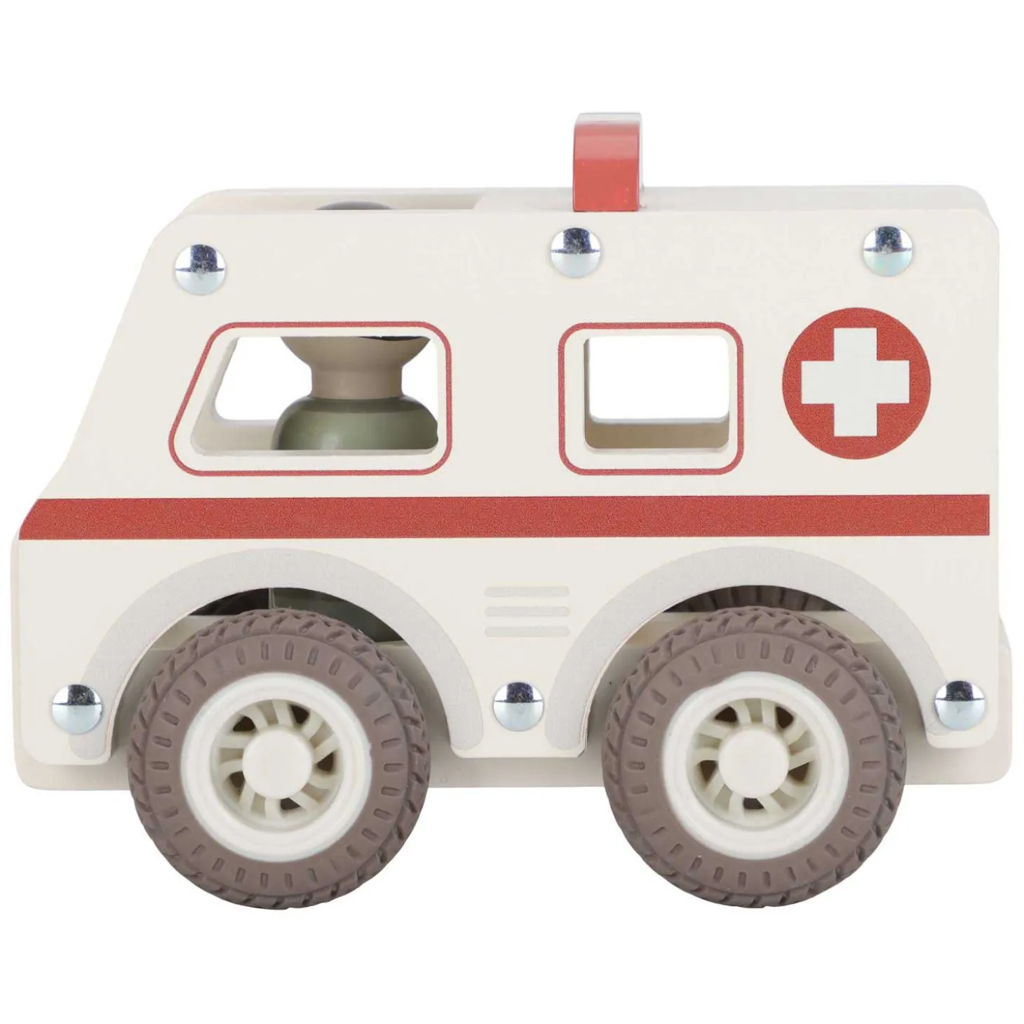 Little Dutch Houten Ambulance met Poppetje FSC