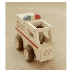 Little Dutch Houten Ambulance met Poppetje FSC