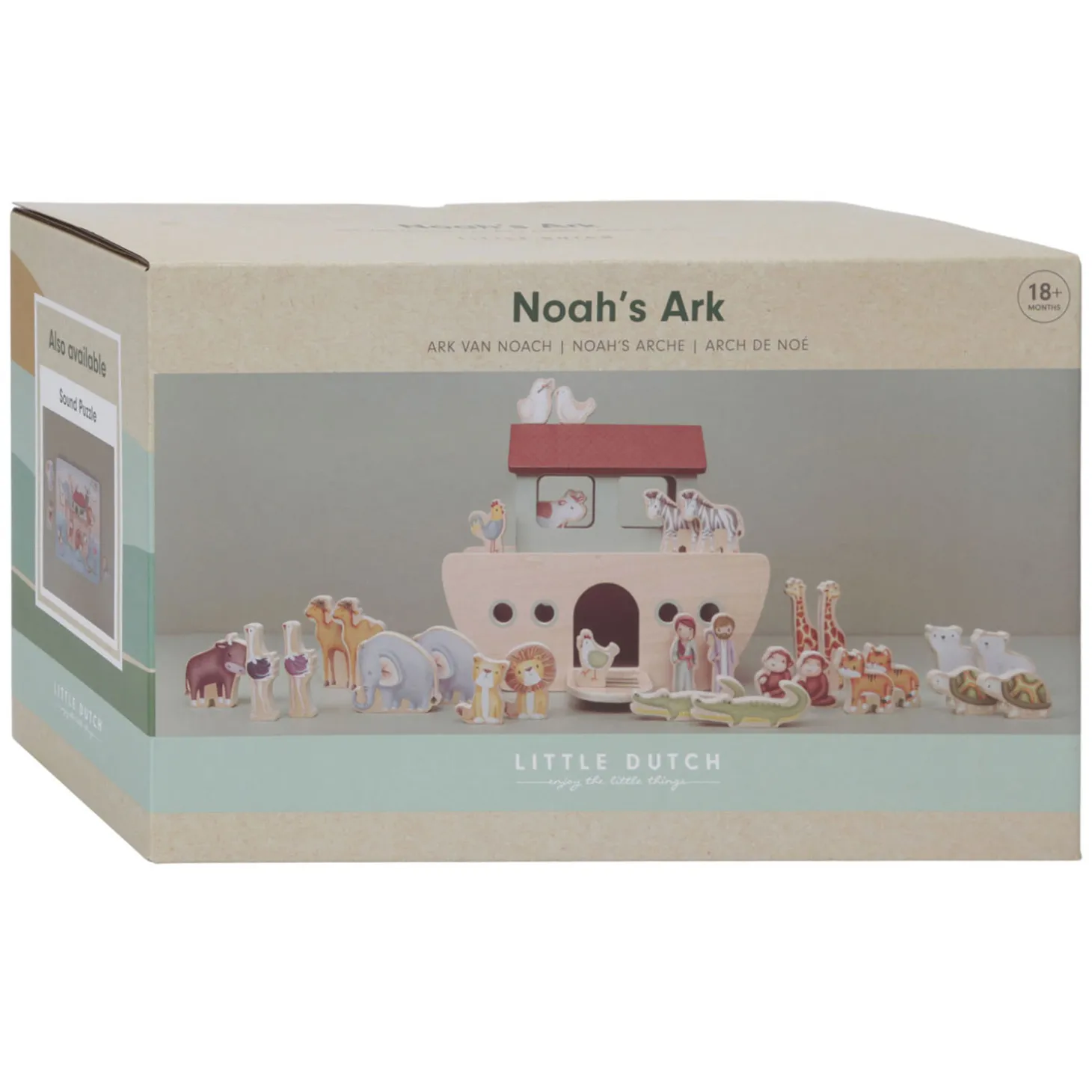 Little Dutch Houten Ark van Noach FSC Speelset