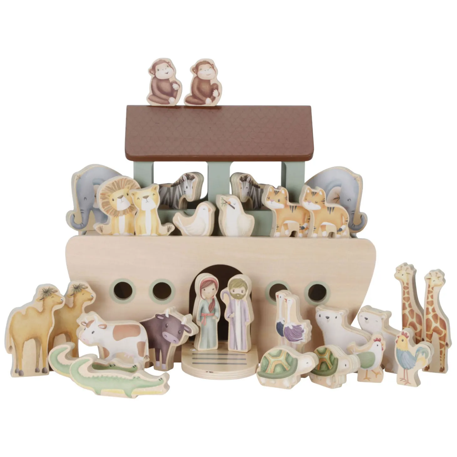 Little Dutch Houten Ark van Noach FSC Speelset