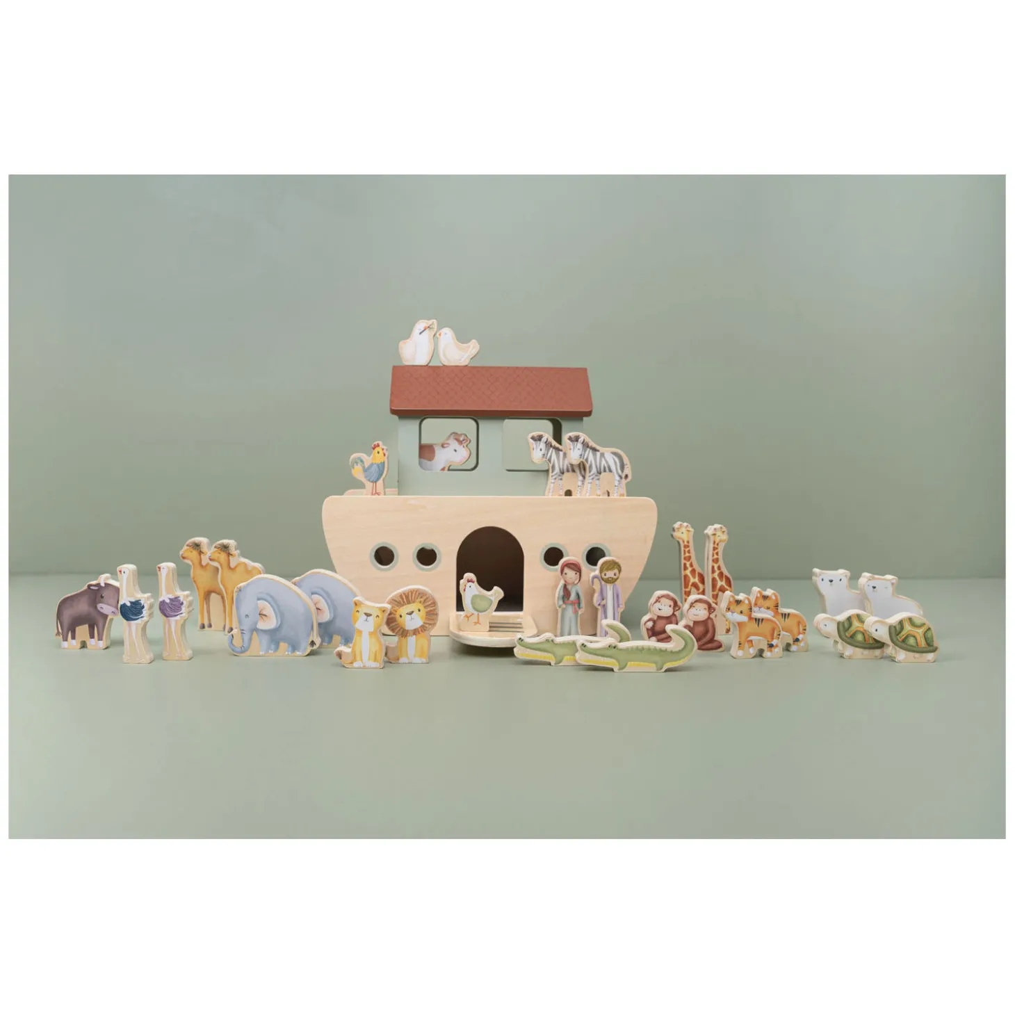 Little Dutch Houten Ark van Noach FSC Speelset