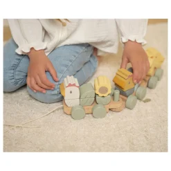 Little Dutch Houten Blokkentrein Kip Little Farm FSC