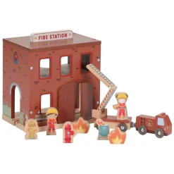 Little Dutch Houten Brandweerstation FSC