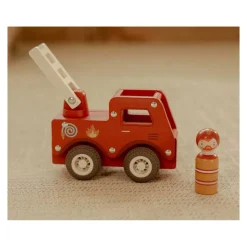 Little Dutch Houten Brandweerwagen met Poppetje FSC
