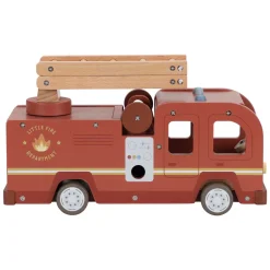Little Dutch Houten Brandweerwagenset met Poppetje FSC