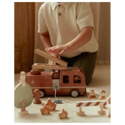 Little Dutch Houten Brandweerwagenset met Poppetje FSC