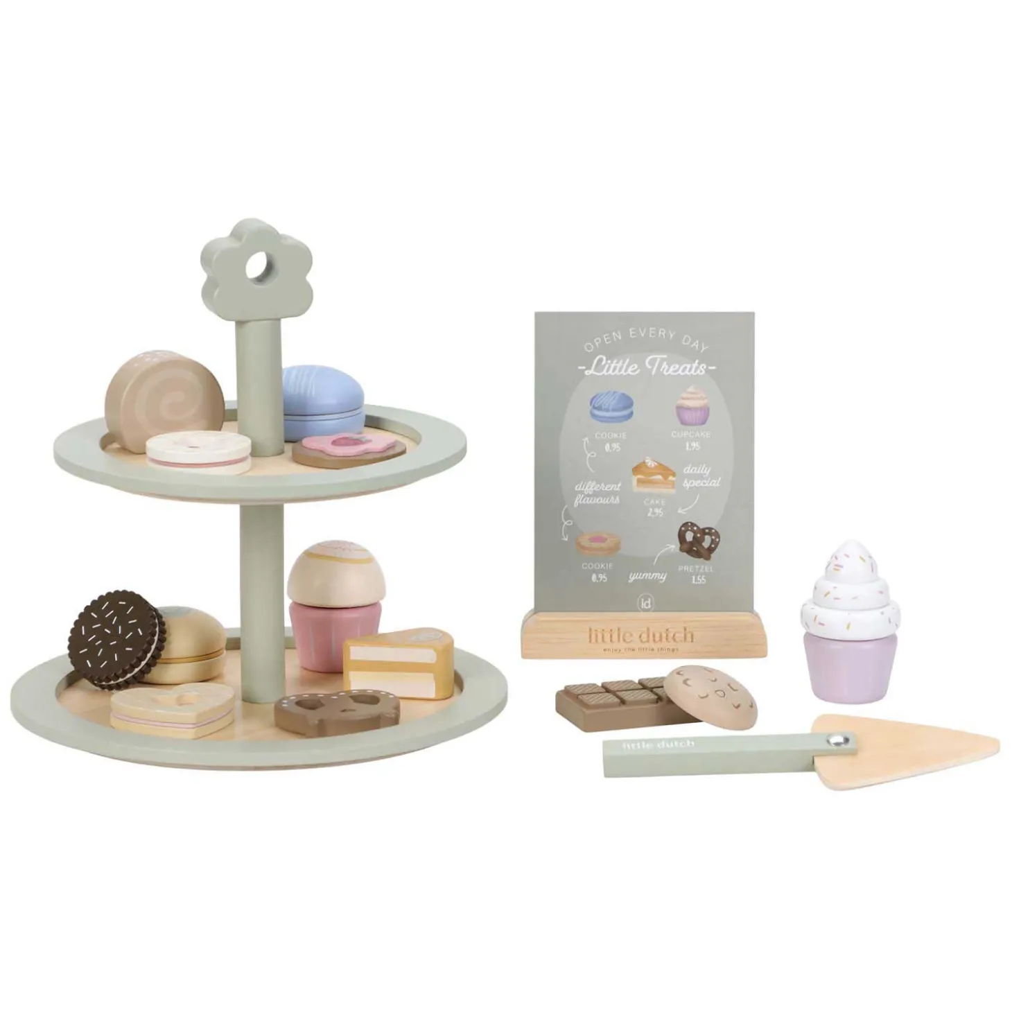 Little Dutch Houten Etagere met Gebak FSC