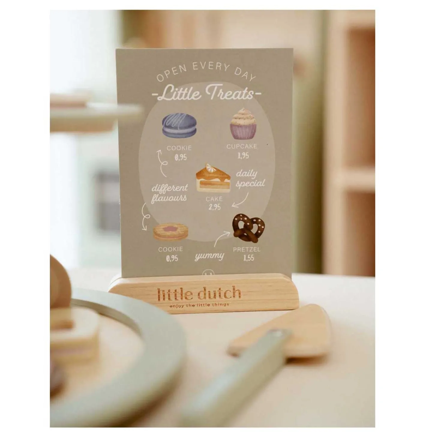 Little Dutch Houten Etagere met Gebak FSC