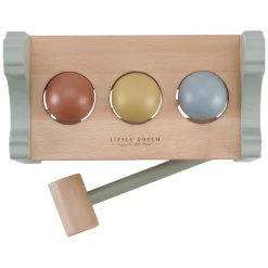 Little Dutch Houten Hamerbank met Ballen Little Farm FSC