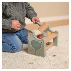 Little Dutch Houten Hamerbank met Ballen Little Farm FSC