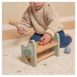 Little Dutch Houten Hamerbank met Ballen Little Farm FSC