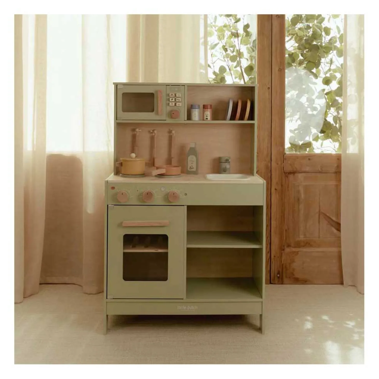 Little Dutch Houten Keuken Mint FSC