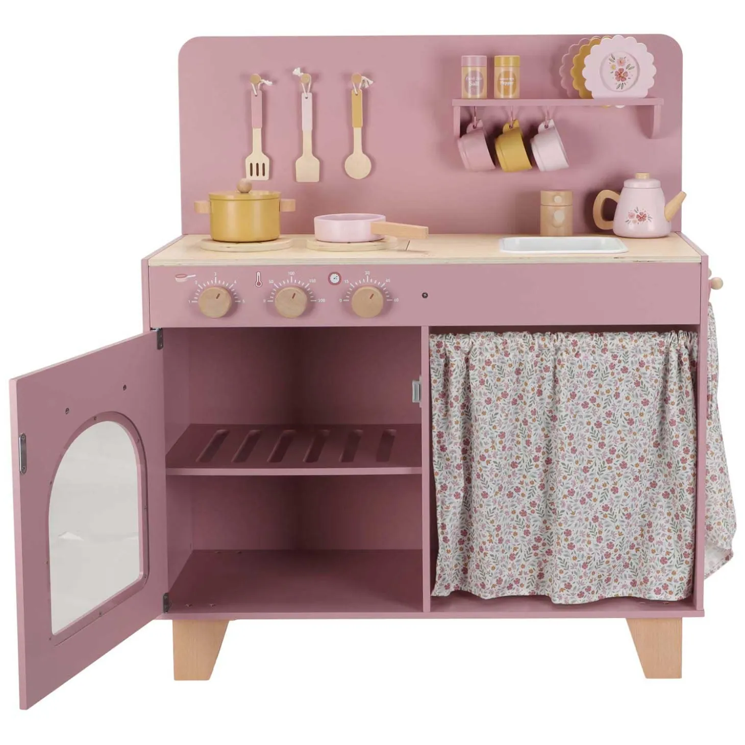 Little Dutch Houten Keuken Roze FSC