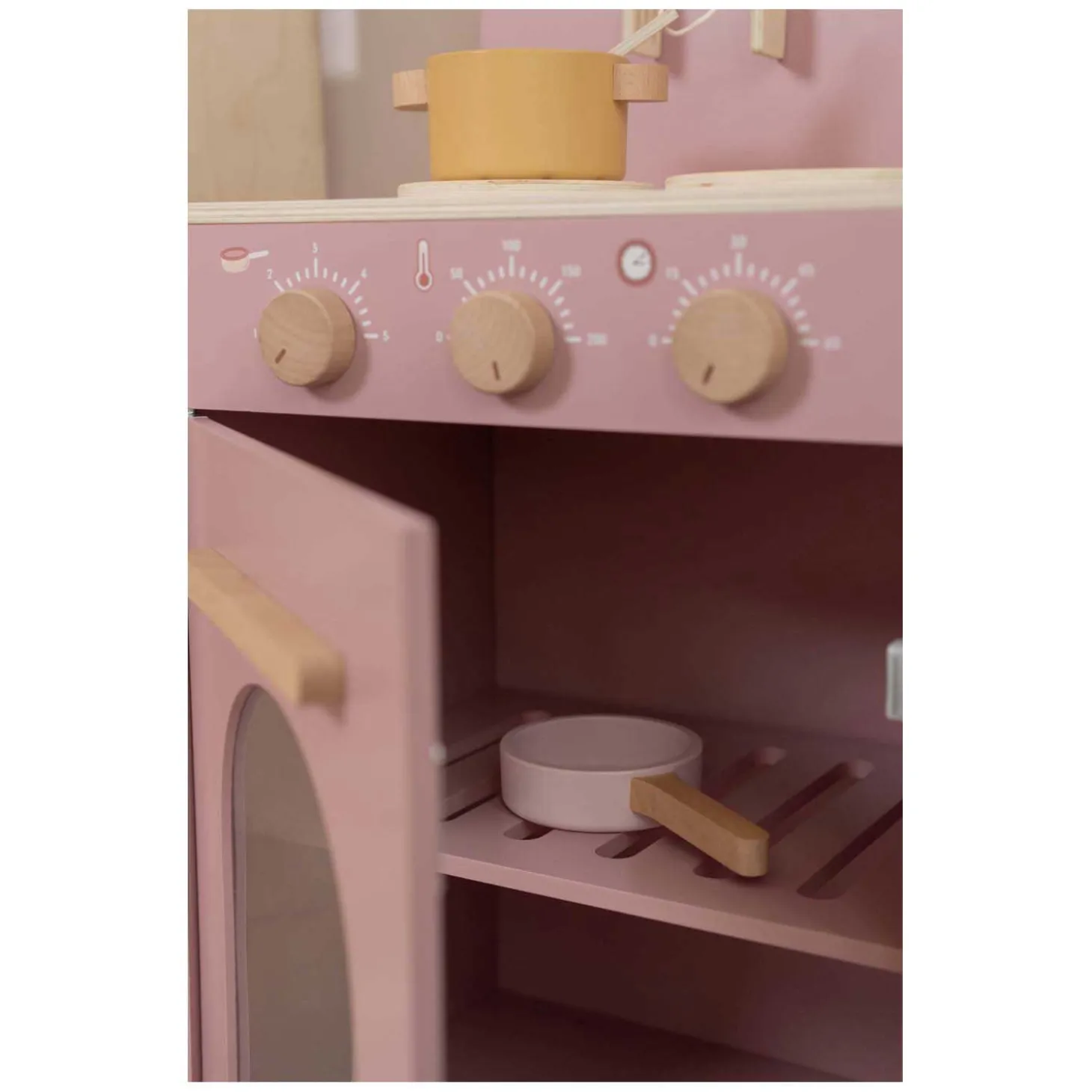 Little Dutch Houten Keuken Roze FSC
