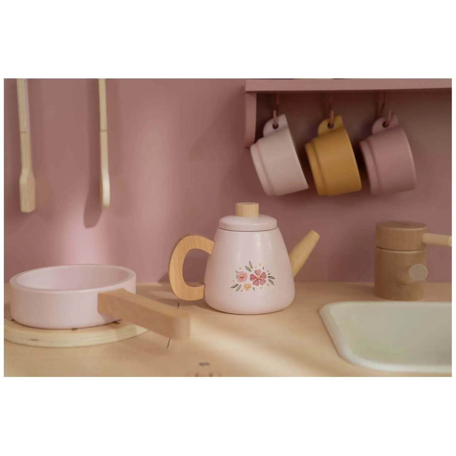 Little Dutch Houten Keuken Roze FSC