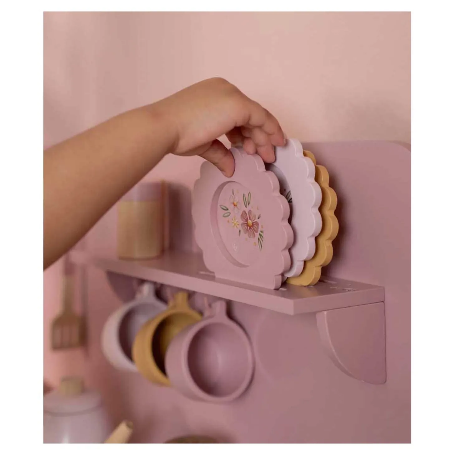 Little Dutch Houten Keuken Roze FSC