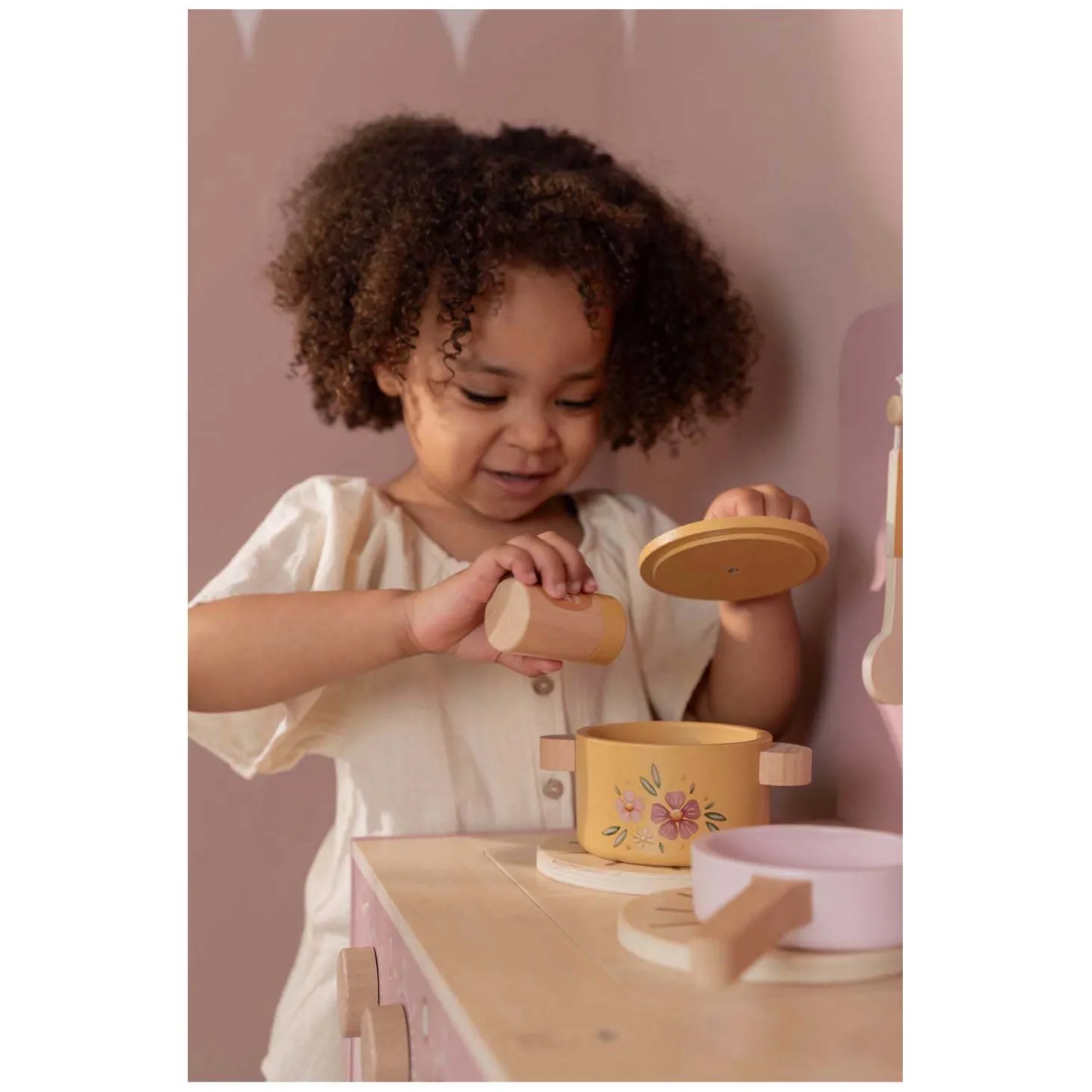 Little Dutch Houten Keuken Roze FSC