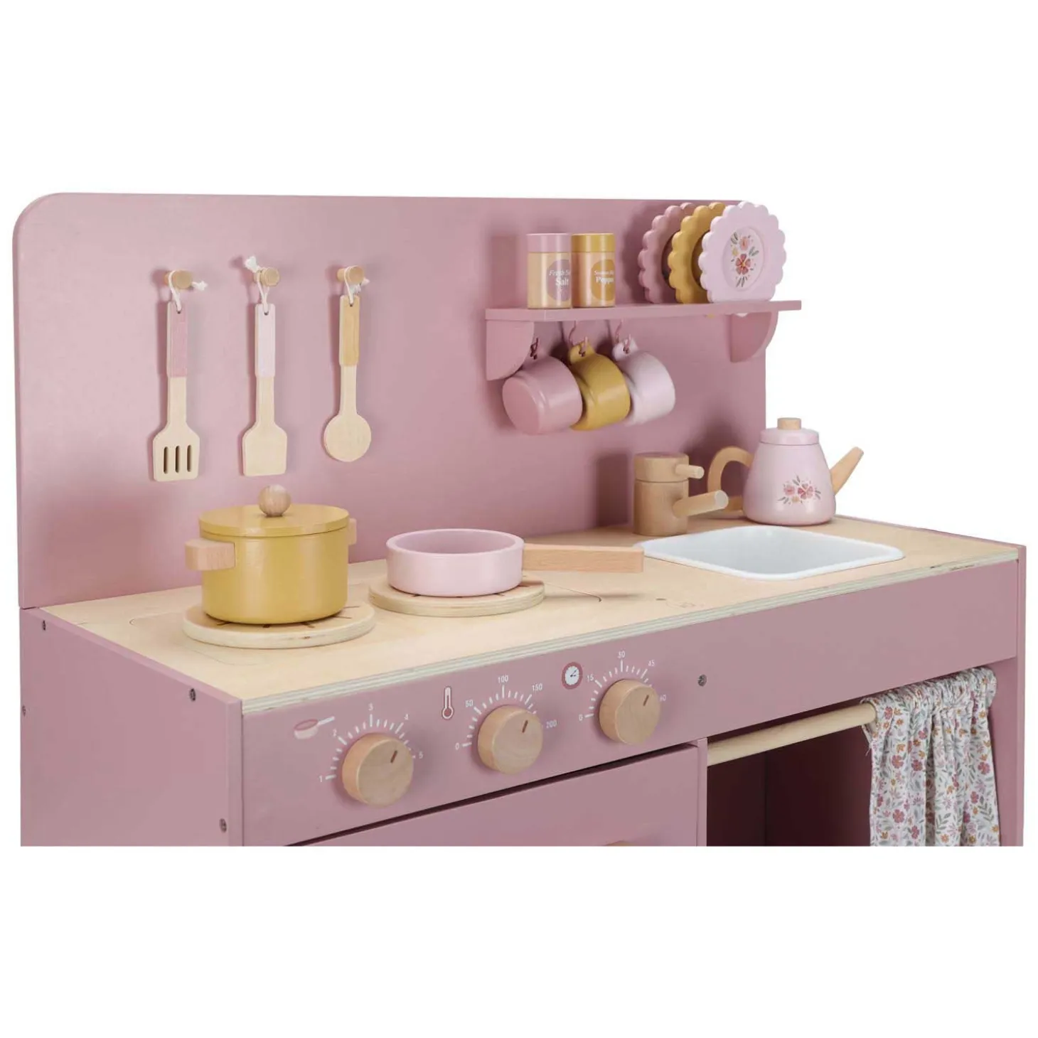 Little Dutch Houten Keuken Roze FSC