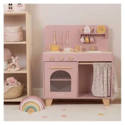 Little Dutch Houten Keuken Roze FSC