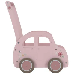 Little Dutch Houten Loopwagen Roze FSC