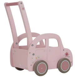 Little Dutch Houten Loopwagen Roze FSC