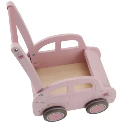 Little Dutch Houten Loopwagen Roze FSC