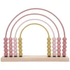 Little Dutch Houten Regenboog Telraam Roze