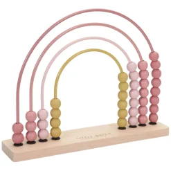 Little Dutch Houten Regenboog Telraam Roze