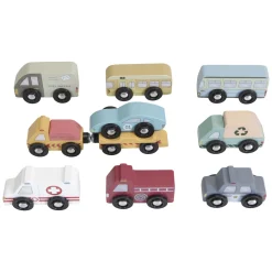 Little Dutch Houten Treinbaan Uitbreidingsset - Garage FSC