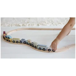 Little Dutch Houten Treinbaan Uitbreidingsset - Garage FSC