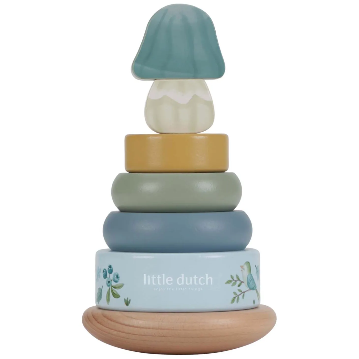 Little Dutch Houten Tuimelstapelaar Hout Forest Friends FSC, 7dlg.