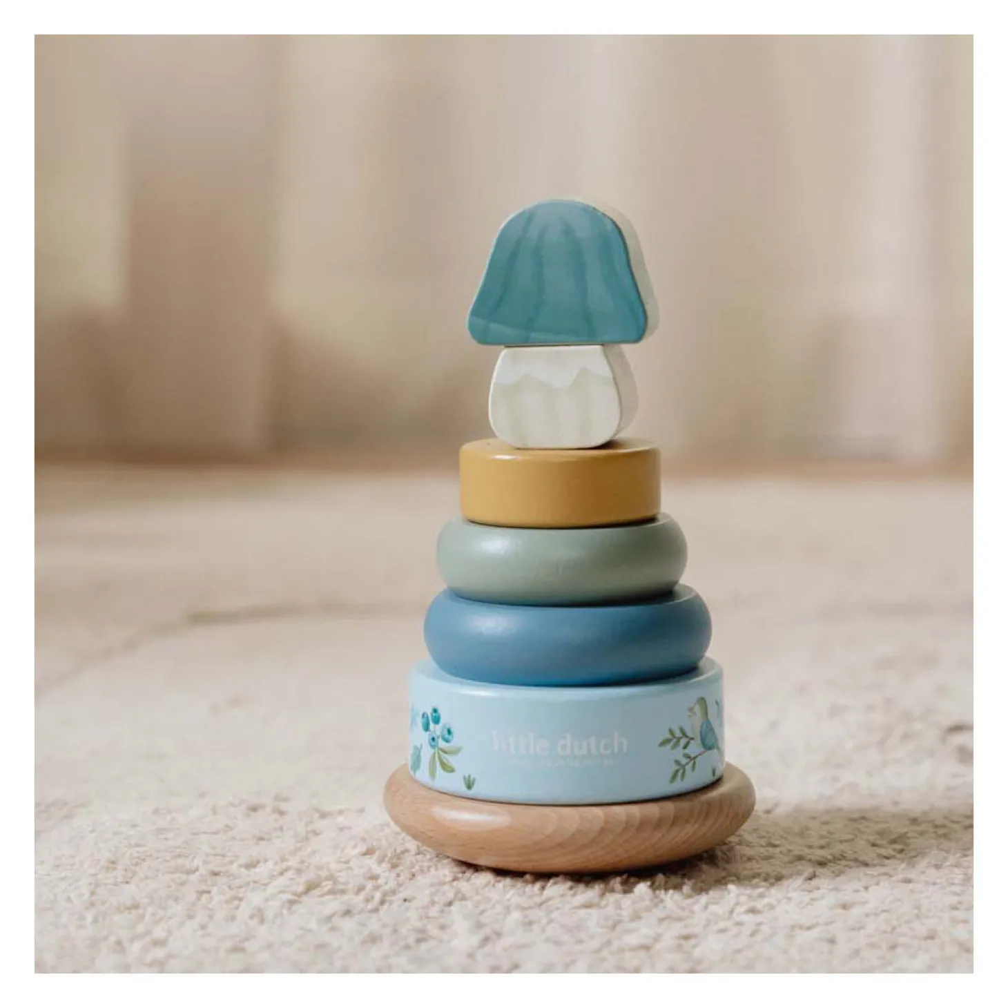 Little Dutch Houten Tuimelstapelaar Hout Forest Friends FSC, 7dlg.